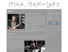 Tablet Screenshot of mikemcknight.com